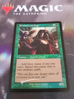 Mtg. Somberwald Sage. Foil Retro Frame. Innistrad Remastered. Pack Fresh - Image 1