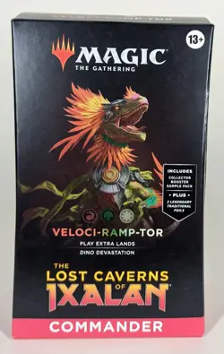 MTG Lost Caverns of Ixalan - Veloci-Ramp-Tor Commander Deck | Precon | Magic - Image 1