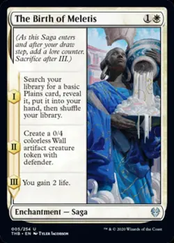 The Birth of Meletis -Foil Near Mint MTG Theros Beyond Death - Image 1