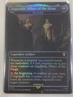 Mtg. Argonath, Pillars of the Kings. Foil. Lord of The Rings. Pack Fresh - Image 1