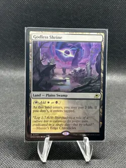 MTG: Edge of Eternities: Foil Godless Shrine: Lightly Played Condition - Image 1