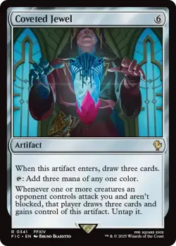 MTG Coveted Jewel [FINAL FANTASY Commander] Near Mint Magic - Image 1