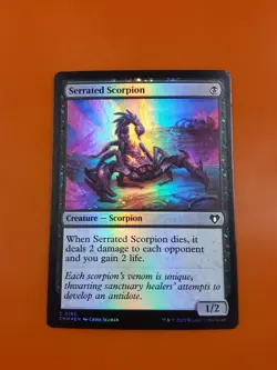 1x Serrated Scorpion | FOIL | Commander Masters | MTG Magic Cards - Image 3