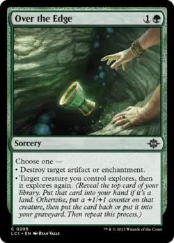 Over the Edge -Foil Near Mint MTG The Lost Caverns of Ixalan - Image 1