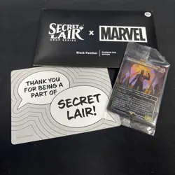 Secret Lair x Marvel - Black Panther Rainbow Foil MTG - Image 1