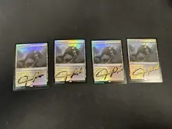 Magic MTG - Shambling Vent FOIL 244/274 - BFZ - Gold Artist Signed Playset - Image 2