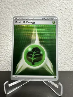 Grass Energy HOLO FOIL 017 Black Bolt White Flare ENGLISH Pokemon Holofoil Basic - Image 1