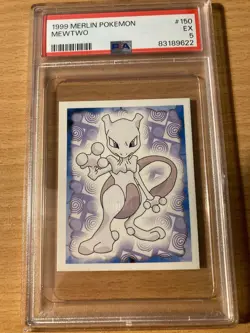 PSA 5 mewtwo 1999 merlin Pokemon - Image 1