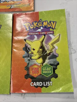 Pokemon EX FireRed & LeafGreen Card List And Rule Book Plus Expedition Card List - Image 4