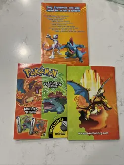 Pokemon EX FireRed & LeafGreen Card List And Rule Book Plus Expedition Card List - Image 5