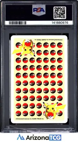 Pokemon Stadium 1998 Poliwag Jack Of Diamonds Yellow Playing Card Japanese PSA 9 - Image 2