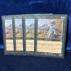 Bog Witch Mercadian Masques MTG Magic the Gathering Card 118/350 4 - Image 1
