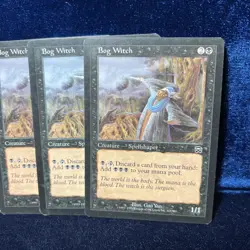 Bog Witch Mercadian Masques MTG Magic the Gathering Card 118/350 4 - Image 2