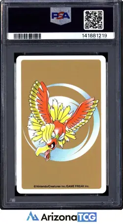 Pokemon 2000 Forretress 205 5 Of Diamonds Gold Playing Card Japanese PSA 10 - Image 2