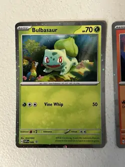 Pokemon 151 Promo Holo Set Charmander Bulbasaur Squirtle SVP 046 047 048 MINT - Image 2