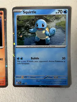 Pokemon 151 Promo Holo Set Charmander Bulbasaur Squirtle SVP 046 047 048 MINT - Image 4