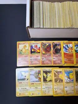 Huge Collection Bulk Lot of 600+ Pokemon Cards Mixed WOTC-XY Vintage HP-DAMAGED - Image 2
