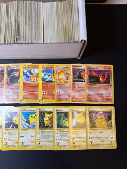 Huge Collection Bulk Lot of 600+ Pokemon Cards Mixed WOTC-XY Vintage HP-DAMAGED - Image 3