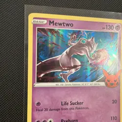 Pokemon TCG Mewtwo Trick or Trade 2022 Holo Rare Card 56/172 NM - Image 3