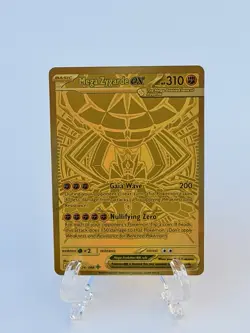 Pokemon Mega Zygarde EX Gold Card Perfect Order 124/088 310 HP (EN) - Image 1