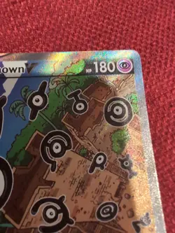 Unown V (Alternate Art) 177/195 SWSH12: Silver Tempest Ultra Rare Pokemon Card - Image 3