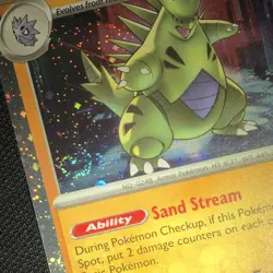 FART SWIRL BLEED 🌀💫 Team Rocket's Tyranitar 096/182 Cosmos Promo Pokemon Card - Image 2