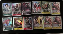 One Piece SR bundle with Borsalino and Zoro 12 card lot - Image 1