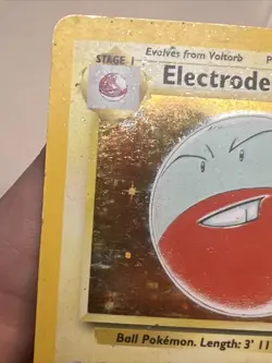 DAMAGED Electrode 2/64 Holo Jungle AUTHENTIC Pokemon Card - Image 4