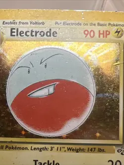 DAMAGED Electrode 2/64 Holo Jungle AUTHENTIC Pokemon Card - Image 5