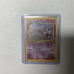 Pokemon Sabrina's Gengar Holo Rare Card 14/132 - Image 1