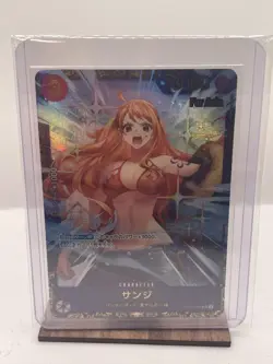 Sanji OP10-005 Flagship Japanese - Nami Promo Card - For Asia - Japonais - Image 1