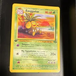 Pokemon TCG Exeggutor 35/64 1st Edition Jungle Regular Uncommon Vintage Card - Image 1