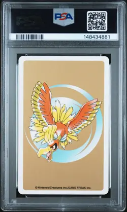 2000 POKEMON GOLD VERSION PLAYING CARDS 10 OF CLUBS #204A PINECO PSA 10 - Image 2