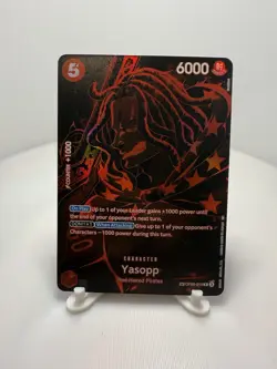 One Piece OP09-013 Yasopp SP | Alt Art English Parallel OP12 CCG CARD ENG Master - Image 1