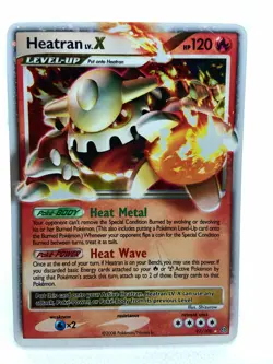 Pokemon Heatran Lv.X DP31 Promo Holo Rare Card - Image 1