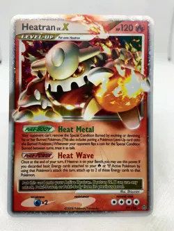 Pokemon Heatran Lv.X DP31 Promo Holo Rare Card - Image 2