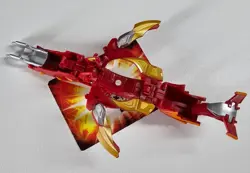 Bakugan Mechtanium Surge Pyrus Raytheus Mobile Assault 270G w / Card 2011 - Image 2