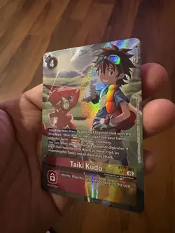 Digimon Card Game Taiki Kudo BT21-083 SR Alternate Art - World Convergence NM - Image 3