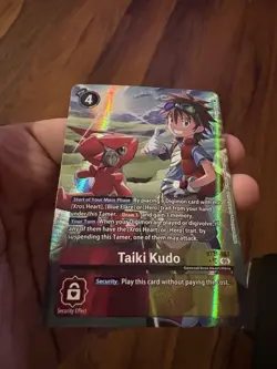 Digimon Card Game Taiki Kudo BT21-083 SR Alternate Art - World Convergence NM - Image 4