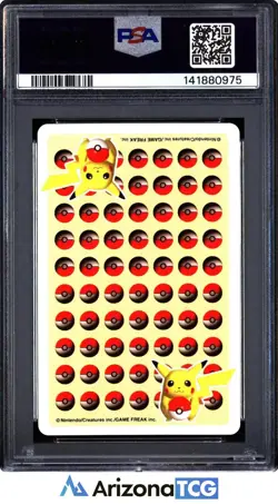 Pokemon Stadium 1998 Slowpoke Joker Yellow Playing Cards Japanese GEM MT PSA 10 - Image 2