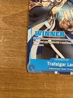 Trafalgar Law (Tournament Pack Vol. 1) P-009 One Piece Promotion Cards Winner - Image 2