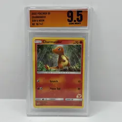 Charmander 18/147 Holo Promo – Sun & Moon Promo –9.5 Gem Mint 2017– Pokemon Card - Image 1