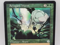 Arrogant Wurm LP MTG Torment Creature Wurm Madness Trample Green Magic Card - Image 2