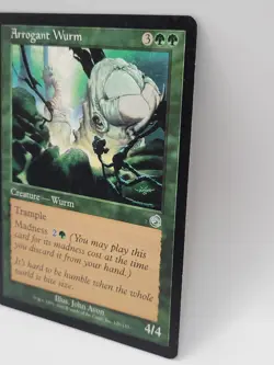 Arrogant Wurm LP MTG Torment Creature Wurm Madness Trample Green Magic Card - Image 4