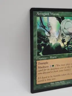 Arrogant Wurm LP MTG Torment Creature Wurm Madness Trample Green Magic Card - Image 5