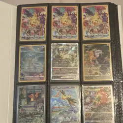 Lot of around 110 pokemon cards, if bought would be in binder READ DESCRIPTION - Image 1