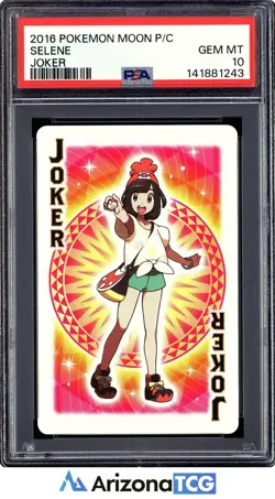 Pokemon 2016 Selene Joker Moon Playing Cards GEM MINT PSA 10 - Image 1
