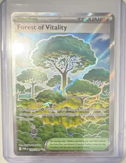 Pokemon Forest of Vitality 109/088 POR Holo Trainer-Stadium Card - Image 1