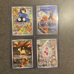 Pokemon (Lot Of 4 Cards) Ascended Heroes Sp Illustration Rare Tangela Etc - Image 1