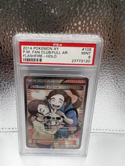 🔥Pokemon Fan Club 106/106 - Pokemon Flashfire XY Full Art Ultra Rare Card PSA 9 - Image 1